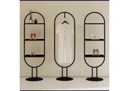 Стійка острів для взуття, сумок, прикрас "Black Boutique" (550х400х1750мм)